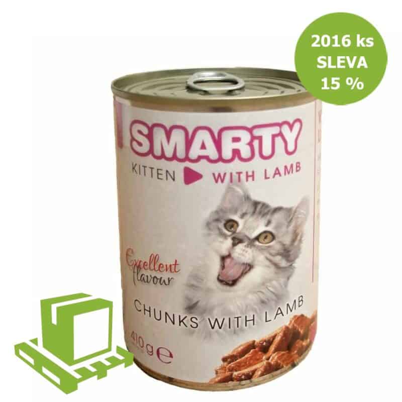 SMARTY Cat Kitten Jehněčí chunks