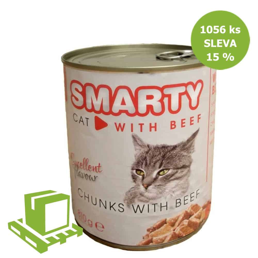 SMARTY Cat Hovězí chunks