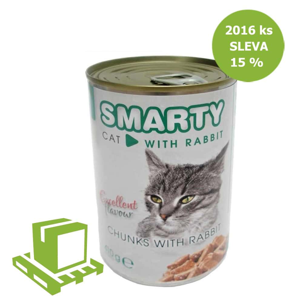 SMARTY Cat Králík chunks
