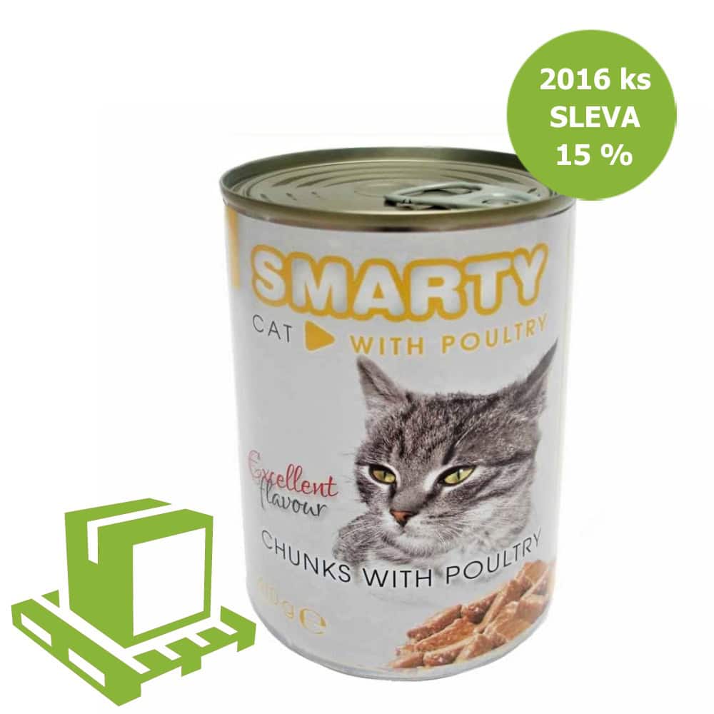SMARTY Cat Drůbeží chunks