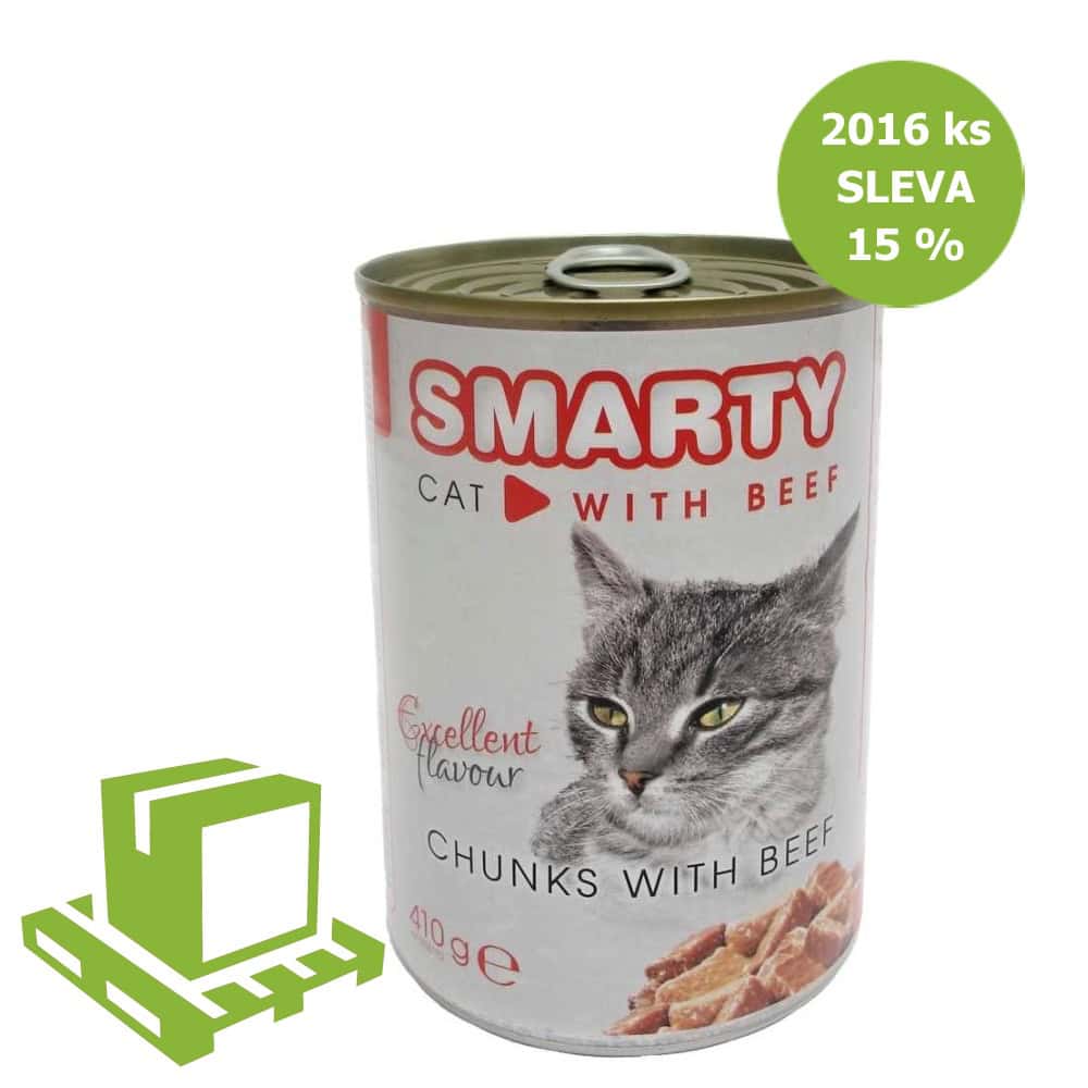 SMARTY Cat Hovězí chunks