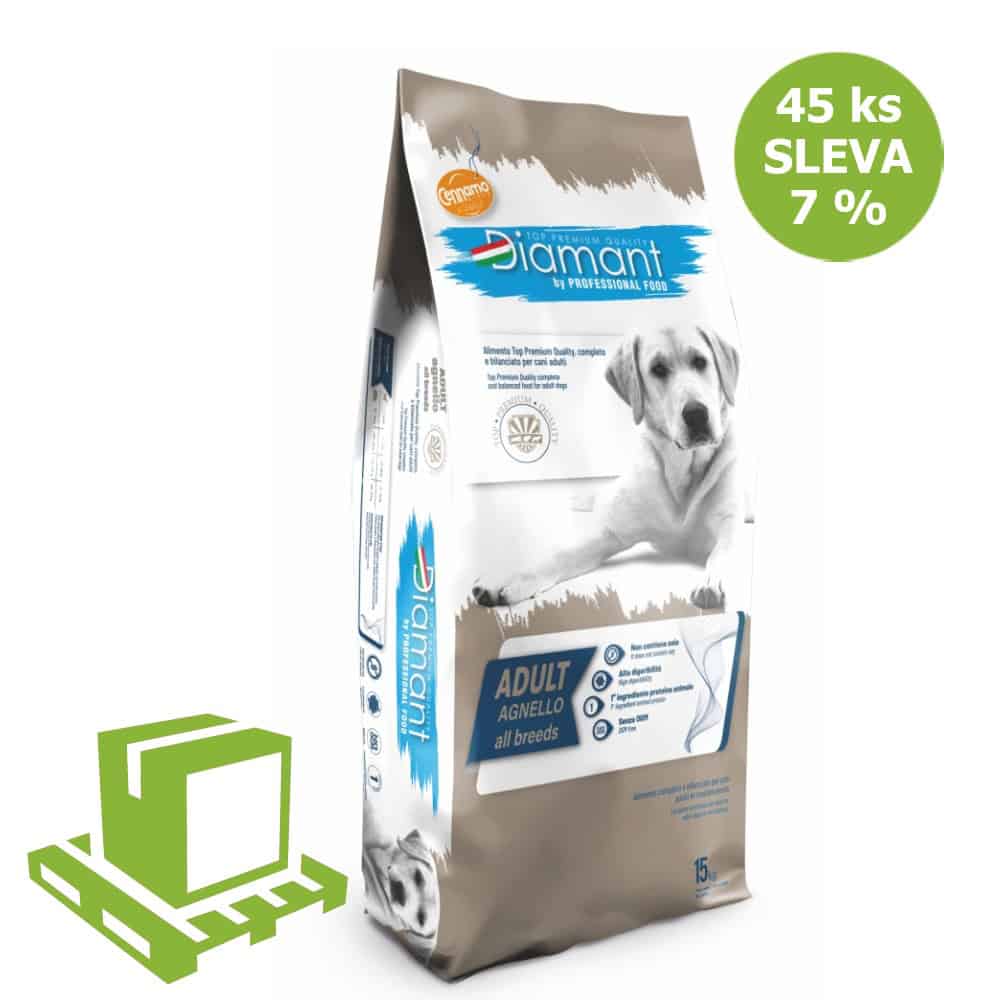 Diamant Dog Adult Jehněčí 15 kg (paleta 45 ks) SLEVA 7 %