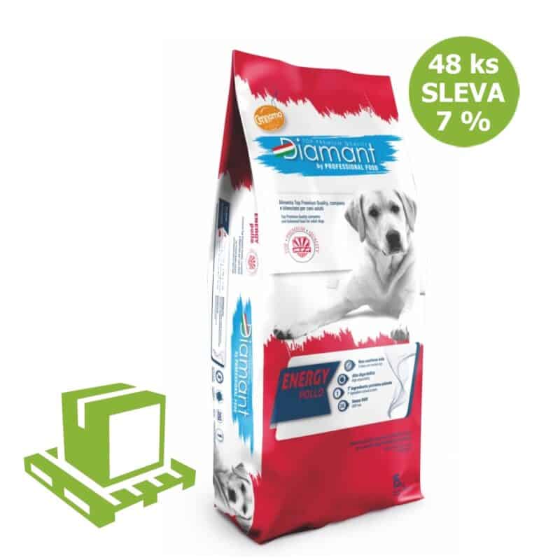 Diamant Dog Energy Kuřecí 15 kg (paleta 48 ks) SLEVA 7 %