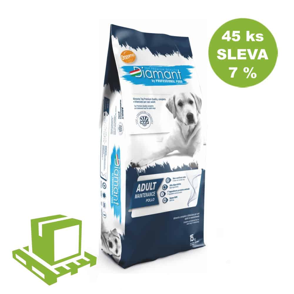 Diamant Dog Adult Kuřecí 15 kg (paleta 45 ks) SLEVA 7 %