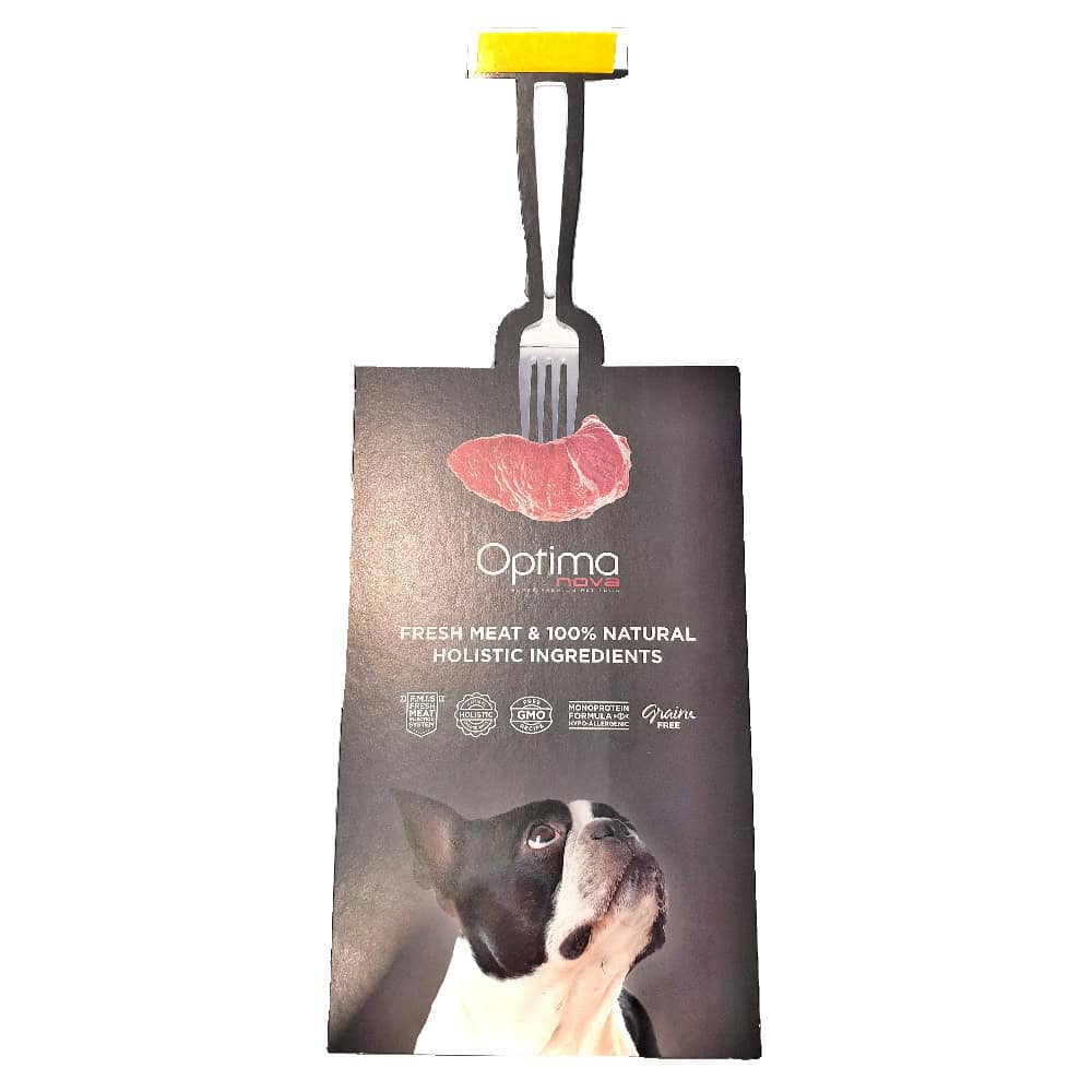 Reklama na regál OPTIMAnova Dog