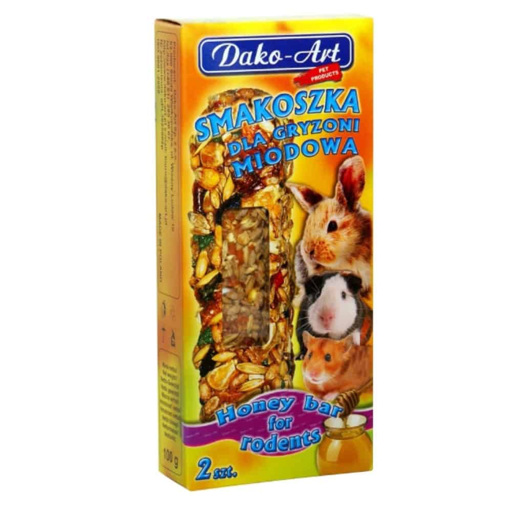 Tyčinka hlodavec s medem Dako (2 ks)