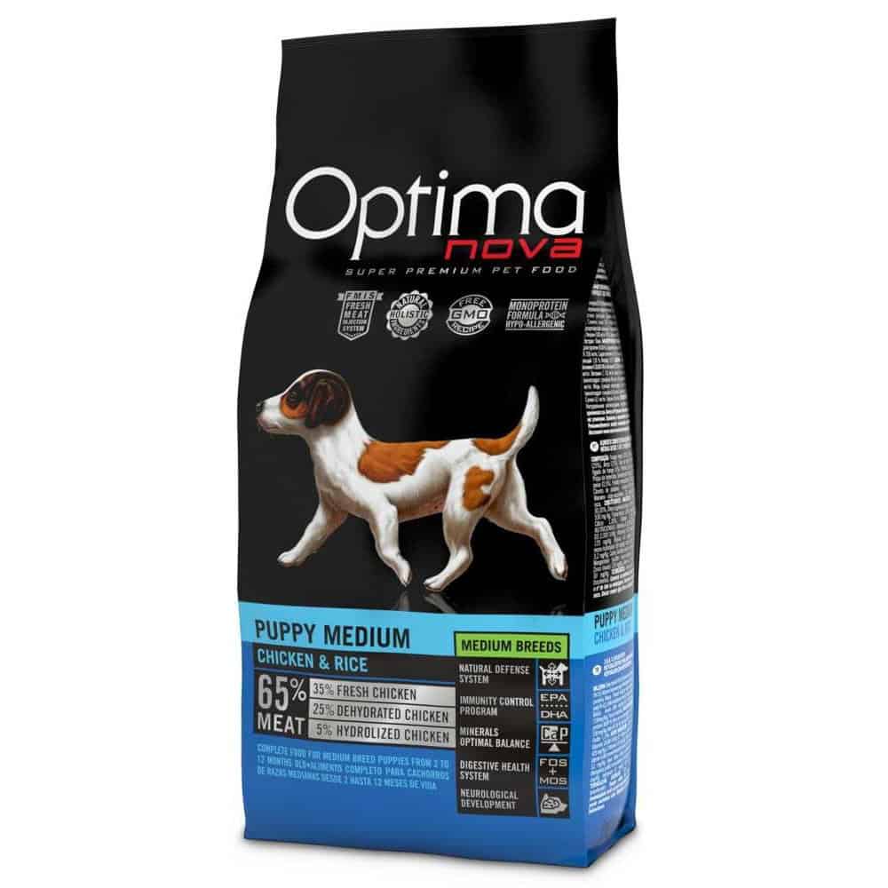 OPTIMAnova Dog Puppy Medium Chicken & Rice 2 kg