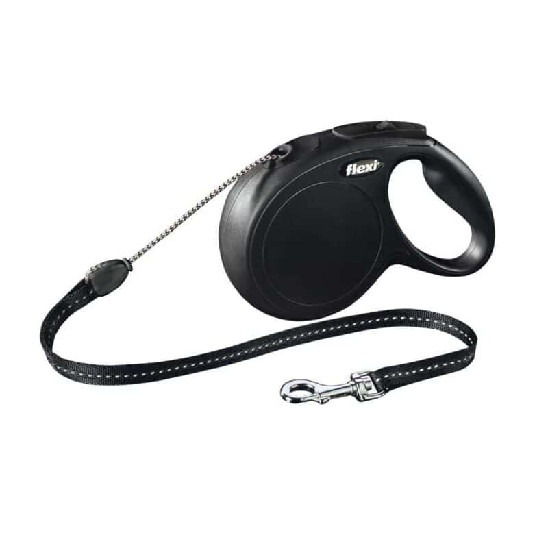Flexi New Classic Cord M 5 m (20 kg) černá