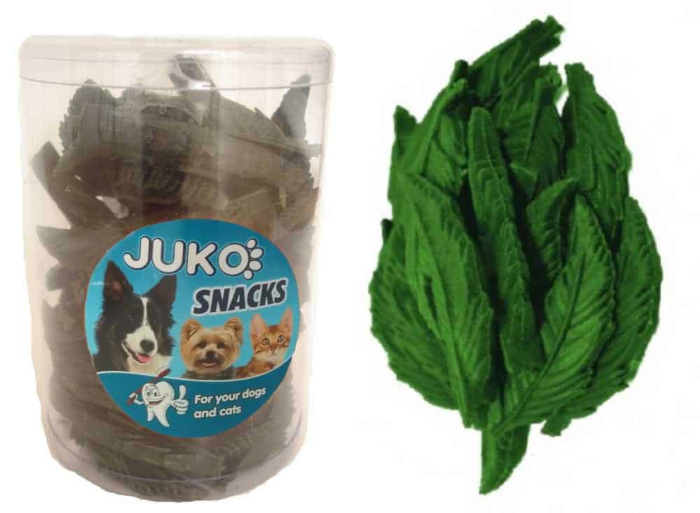 Dentální lístečky Mint JUKO Snacks (40 ks)
