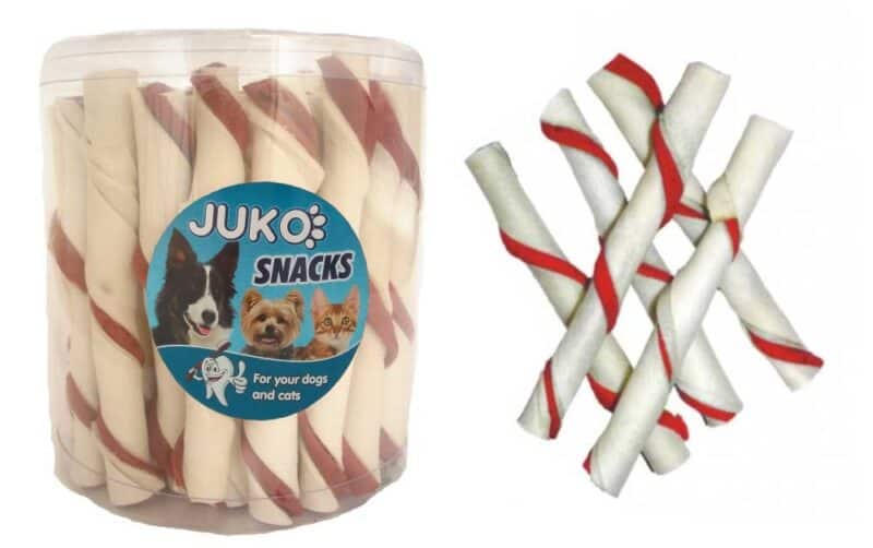 Trubička bílá Hovězí JUKO Snacks (35 ks)