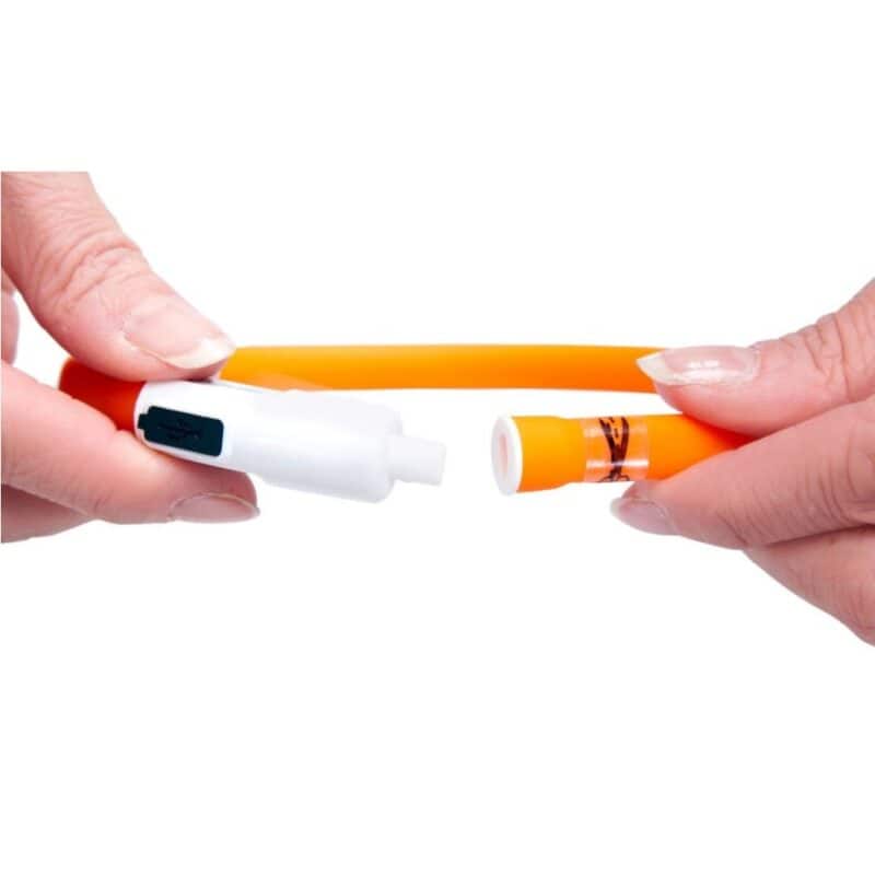 LED obojek dobíjecí Karlie, oranžová 35 cm - Image 3