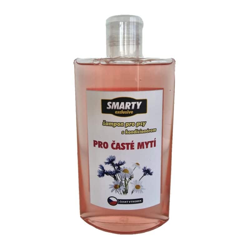 Šampon pro psy s kondicionérem PRO ČASTÉ MYTÍ SMARTY 250 ml