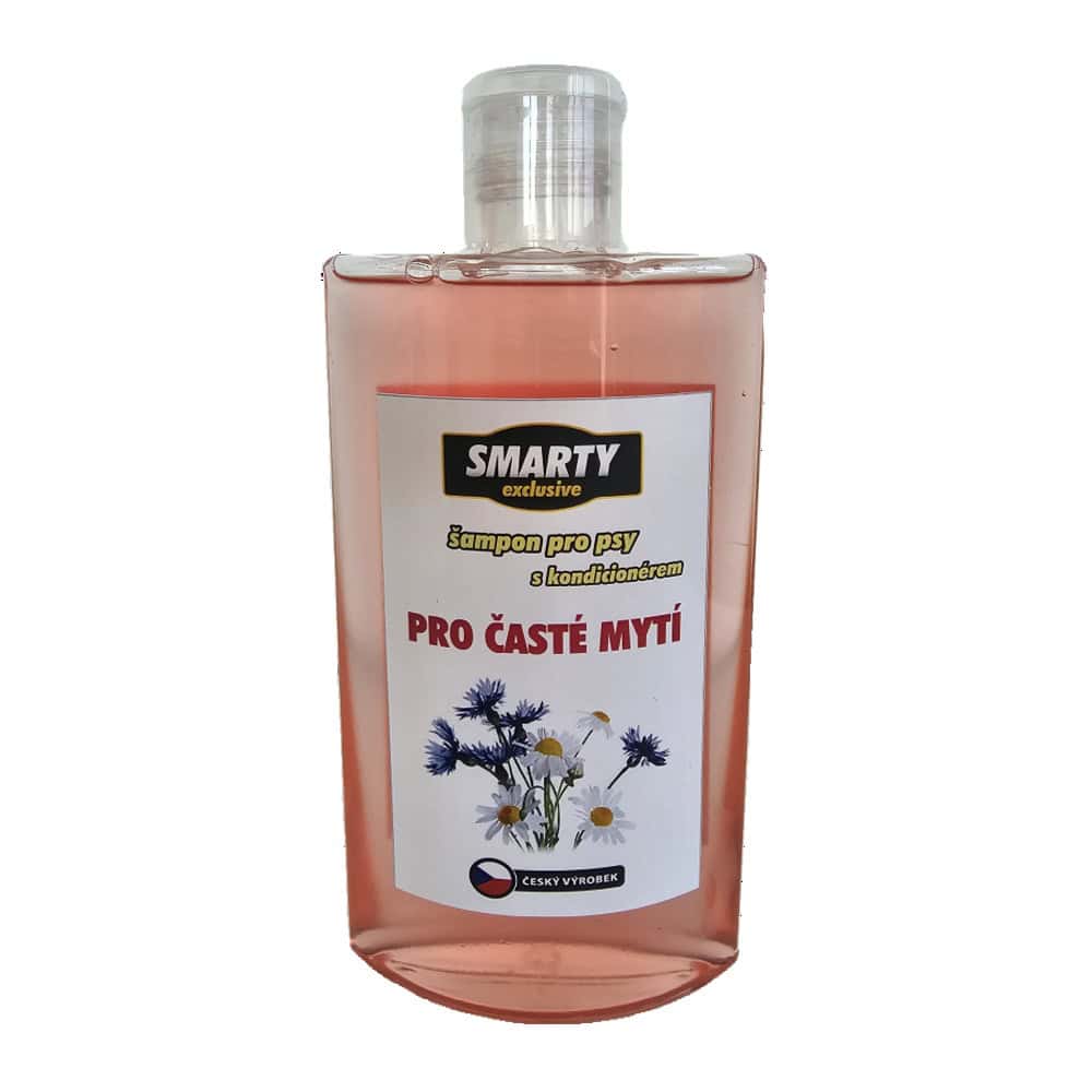 Šampon pro psy s kondicionérem PRO ČASTÉ MYTÍ SMARTY 250 ml