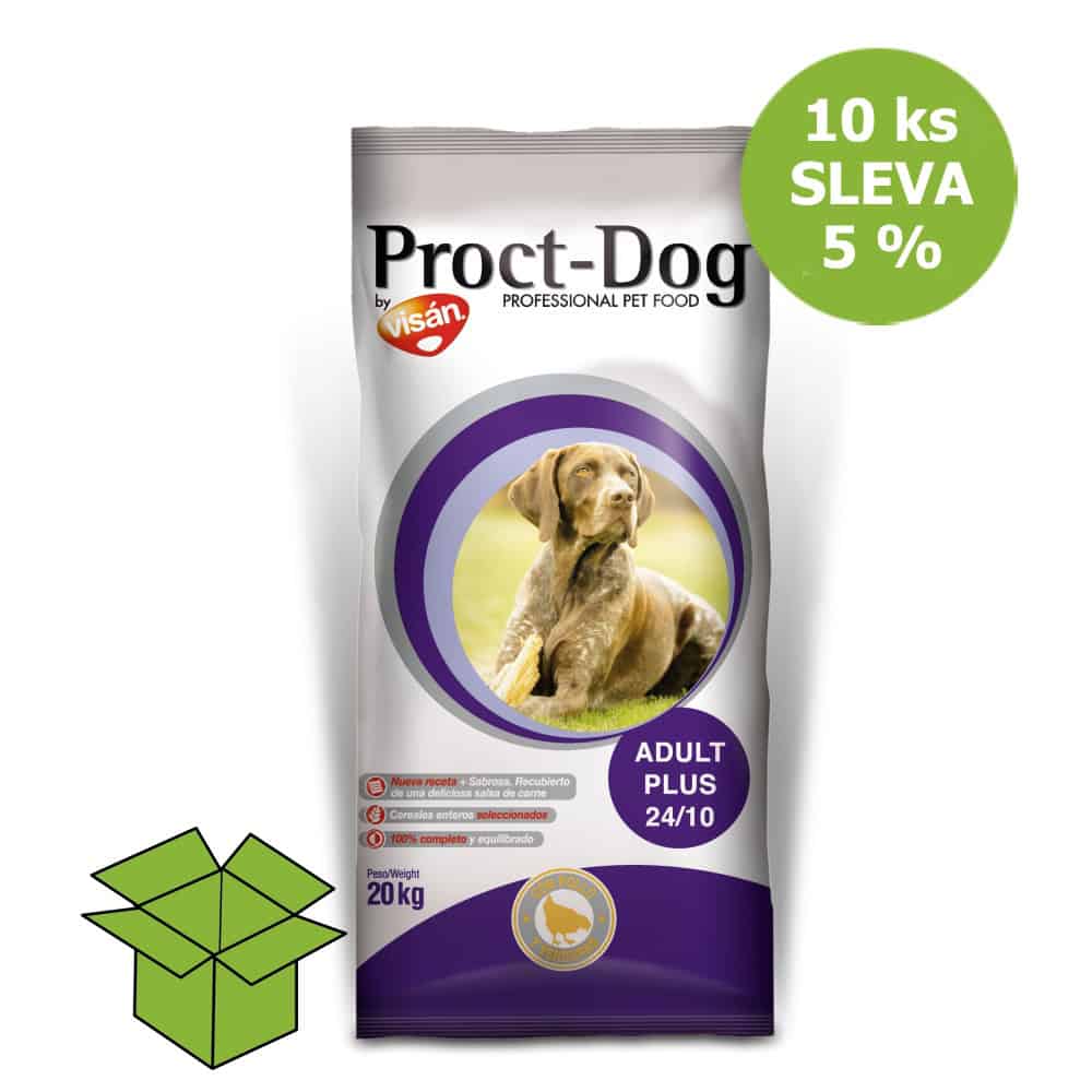 Proct-Dog Adult Plus 10 kg (10 ks) SLEVA 5 %