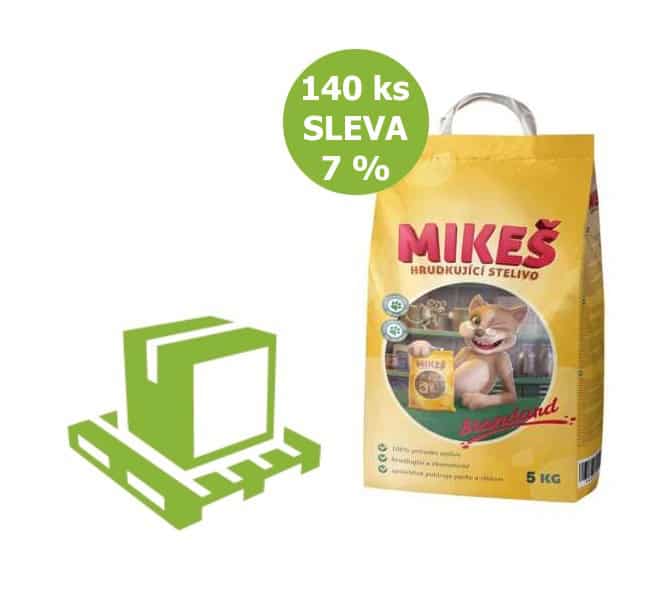 MIKEŠ Standard hrudkující 5 kg (paleta 140 ks) SLEVA 7 %