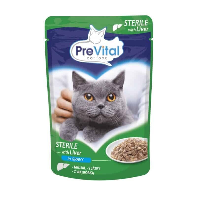 PreVital kočka sterile játra v omáčce