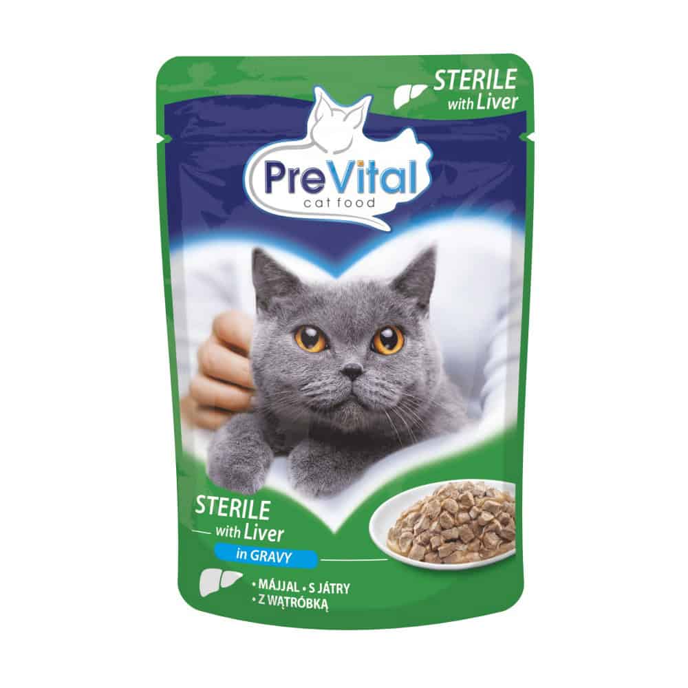 PreVital kočka sterile játra v omáčce