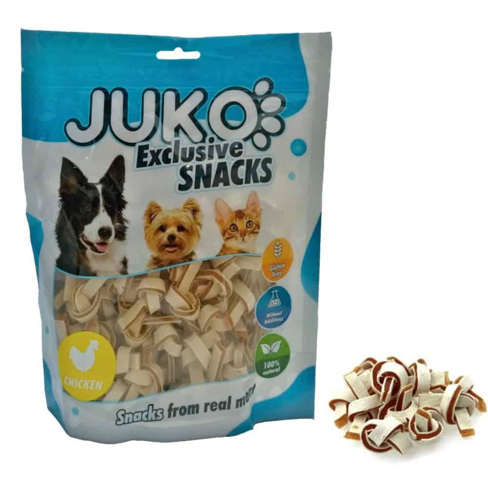 Knoted Chicken Sandwich JUKO Snacks 250 g