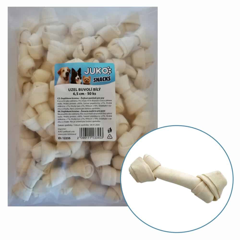 Uzel buvolí bílý JUKO Snacks 6