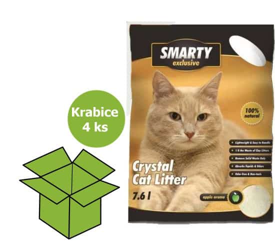 SMARTY exclusive silikátové stelivo jablko 7