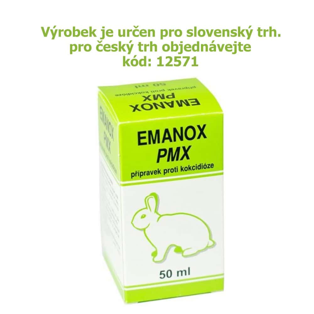 EMANOX PMX 50 ml !SK! přírodní doplněk k lepšímu zvládnutí parazitárních problémů
