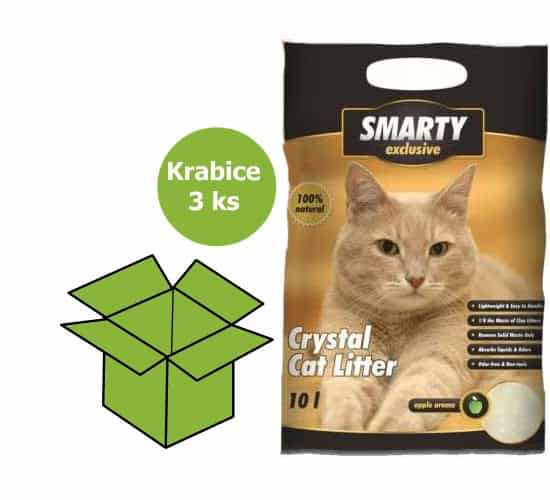 SMARTY exclusive silikátové stelivo 10 l AKCE 15 %