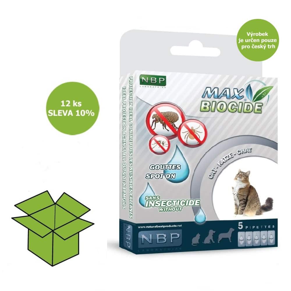 Max Biocide Spot-on Cat  repelentní kapsle
