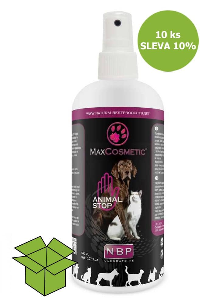 Max Cosmetic Animal Stop zákazový sprej 500 ml (10 ks) SLEVA 10 %