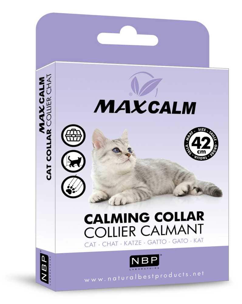 MAX CALM zklidňující obojek proti stresu pro kočky