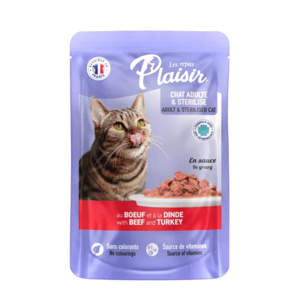Plaisir Cat hovězí & krocaní