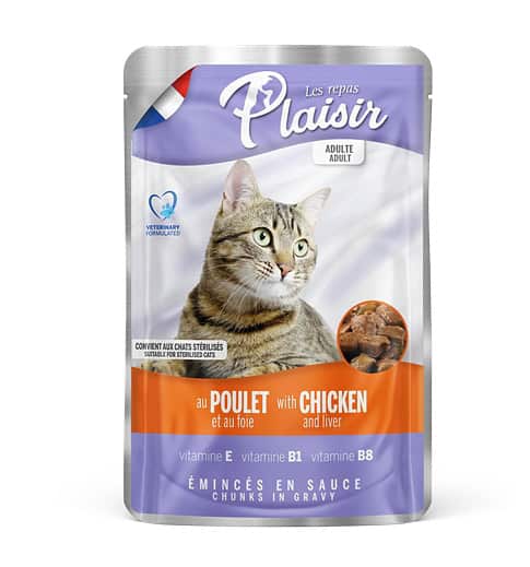 Plaisir Cat kuřecí & játra