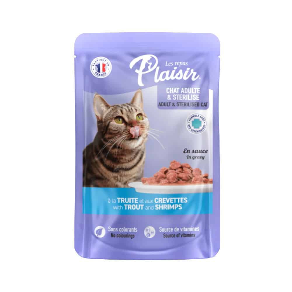 Plaisir Cat pstruh & krevety