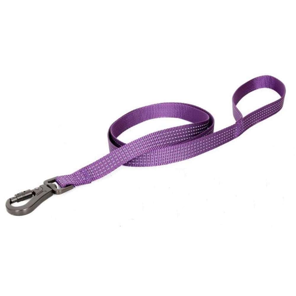 Vodítko popruhové reflexní fialová 2