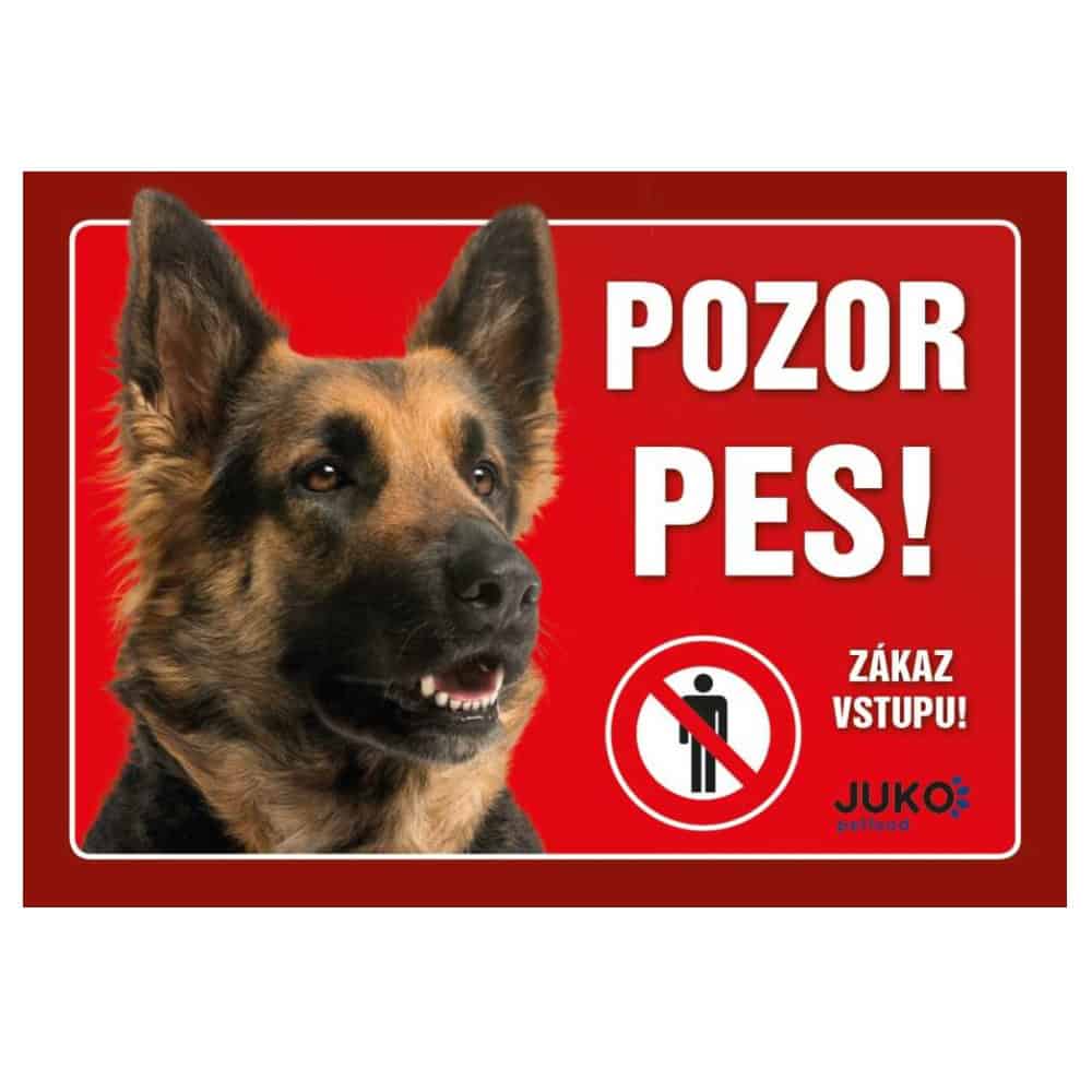 Cedulka Juko NĚMECKÝ OVČÁK hnědý