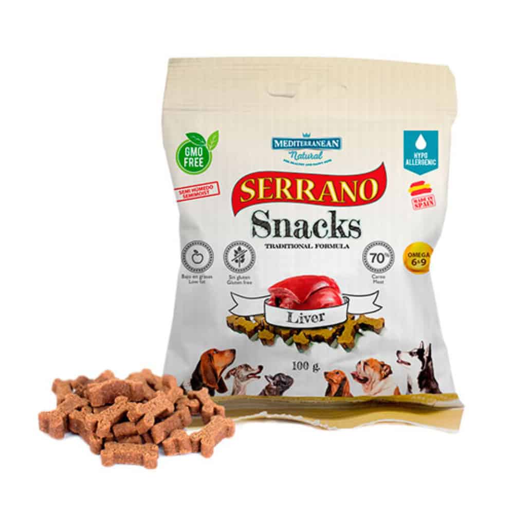 Serrano Snack Dog Liver 100 g
