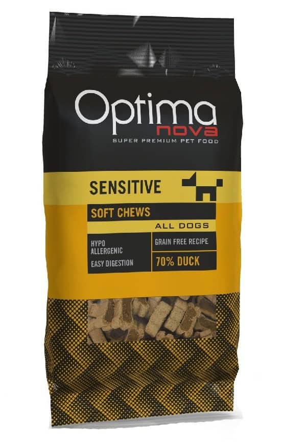 OPTIMAnova Functional Snack Sensitive Duck 150 g Expirace 7/25