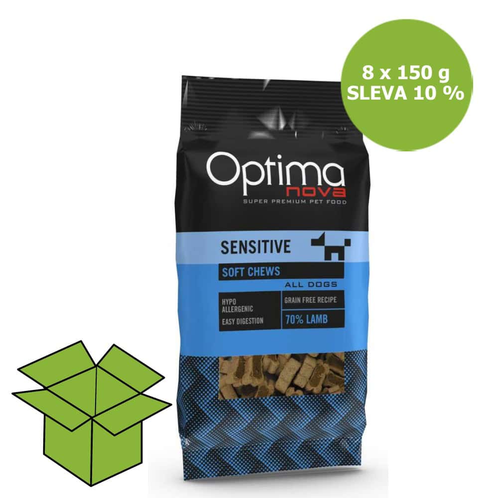 OPTIMAnova Functional Snack Sensitive Lamb 150 g (8 ks) AKCE 10 %