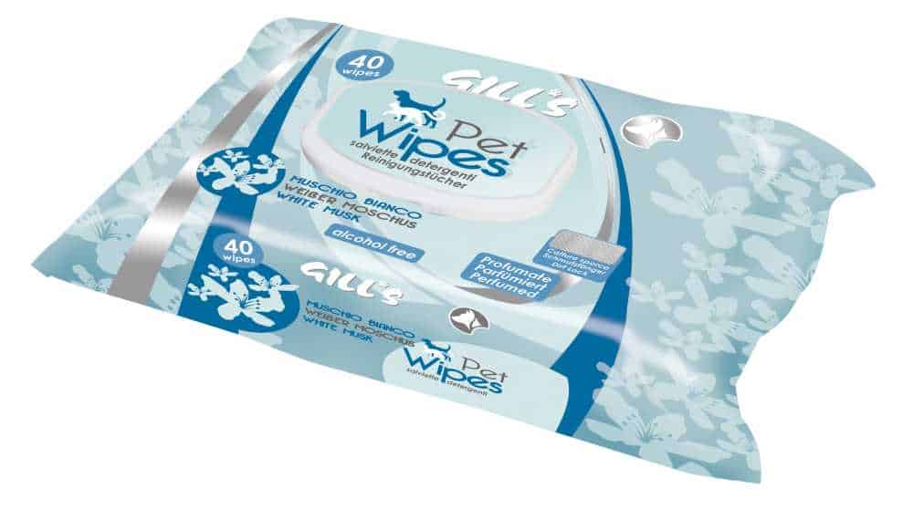 GILL´S Vlhčené ubrousky White Musk (40 ks)