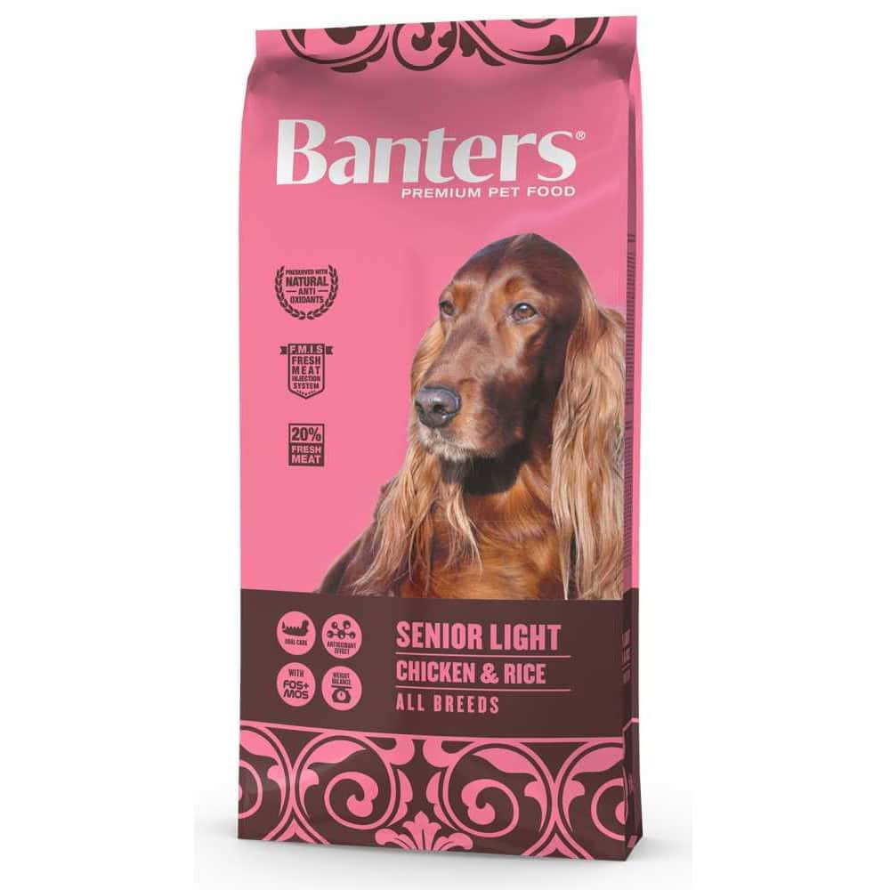 Banters Senior Light Chicken & Rice 15 kg