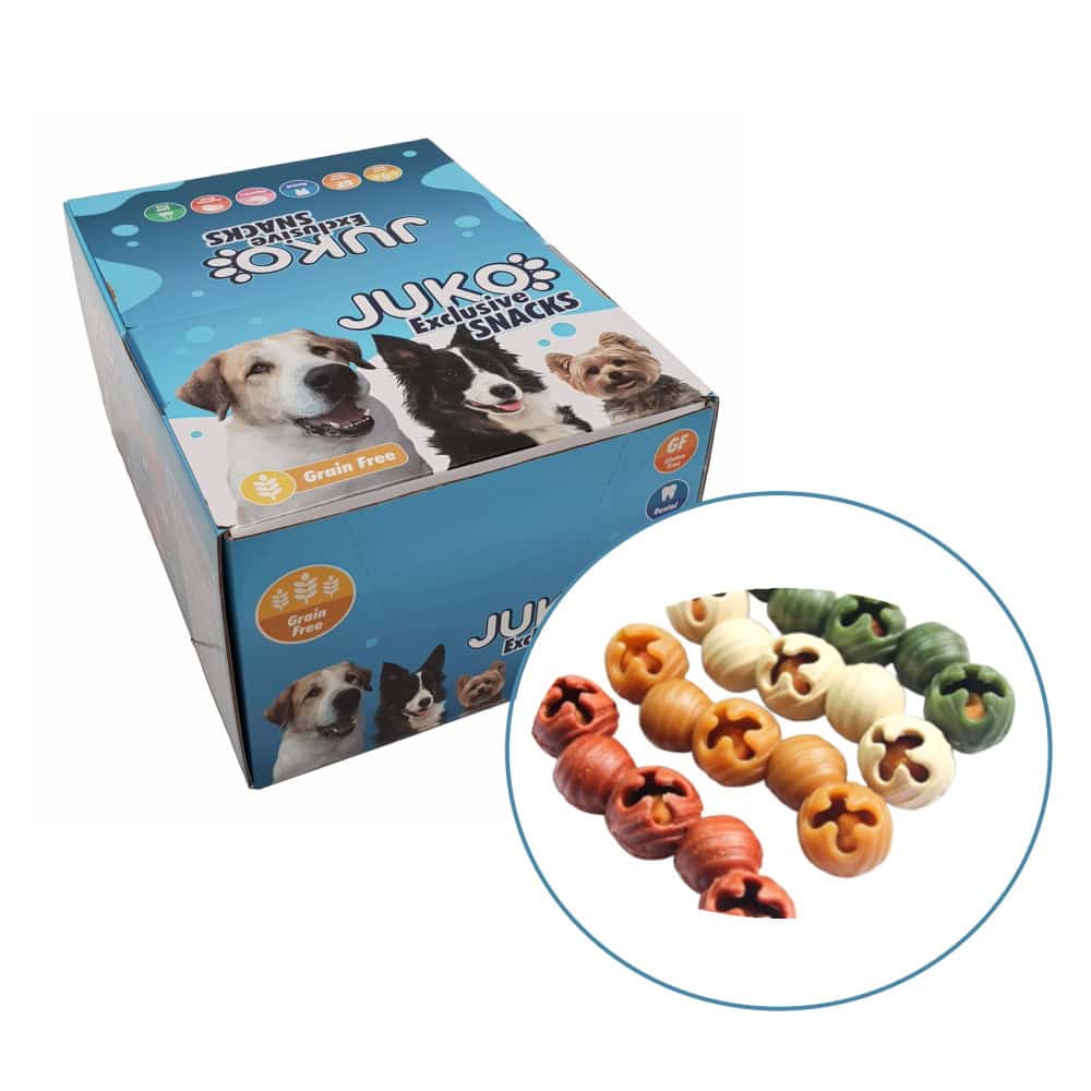 Housenka plněná masem JUKO Snacks 2 kg (cca 77 ks) Expirace 10/25