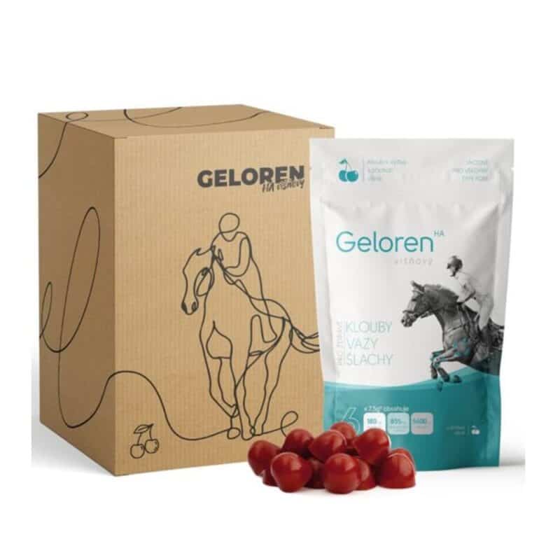 Kloubní výživa kůň Geloren (3  x 450 g ) - višňová