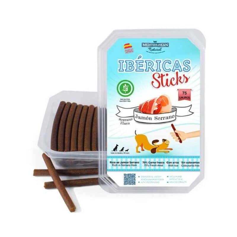 Ibéricas Dog tyčinky serrano šunka 800 g (cca 75 ks)