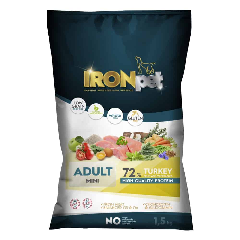 IRONpet Dog Adult Mini Turkey (Krocan) 1