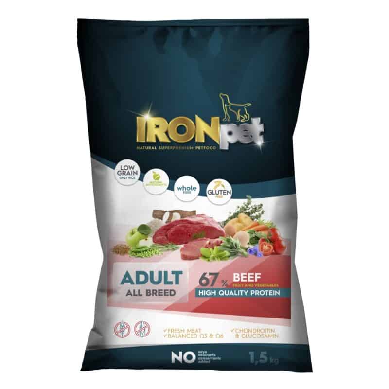 IRONpet Dog Adult All Breed Beef (Hovězí) 1
