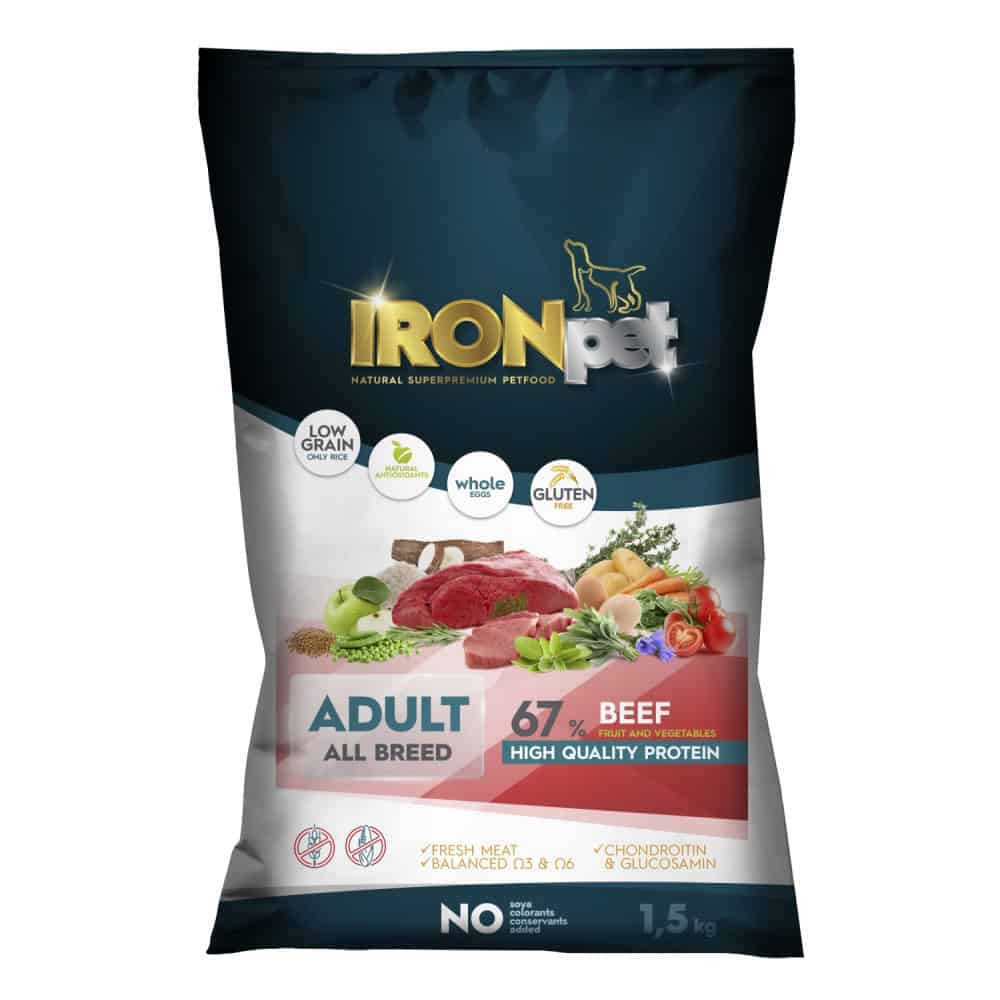 IRONpet Dog Adult All Breed Beef (Hovězí) 1