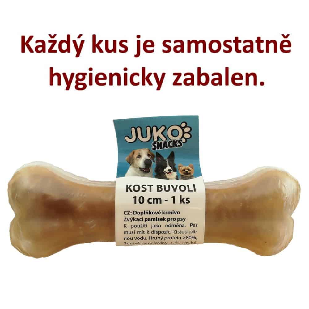 Kost buvolí JUKO Snacks 10 cm (1 ks)