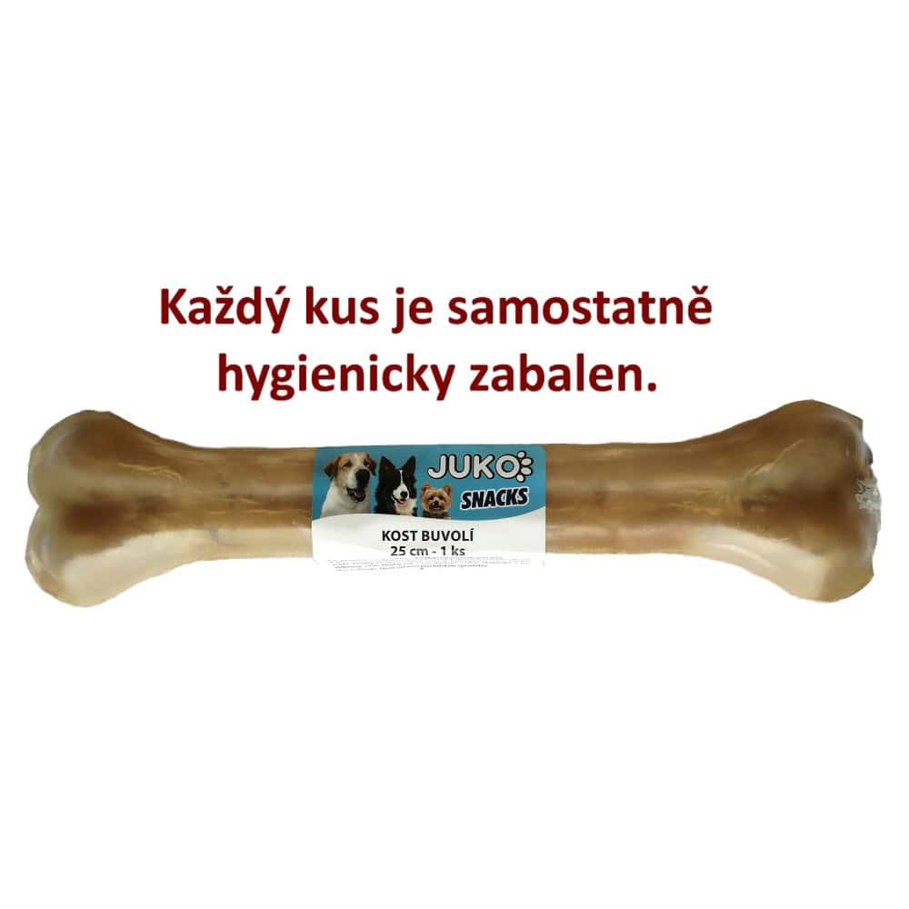 Kost buvolí JUKO Snacks 25 cm (1 ks)