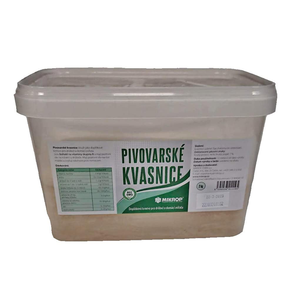 Pivovarské kvasnice Mikrop 2 kg