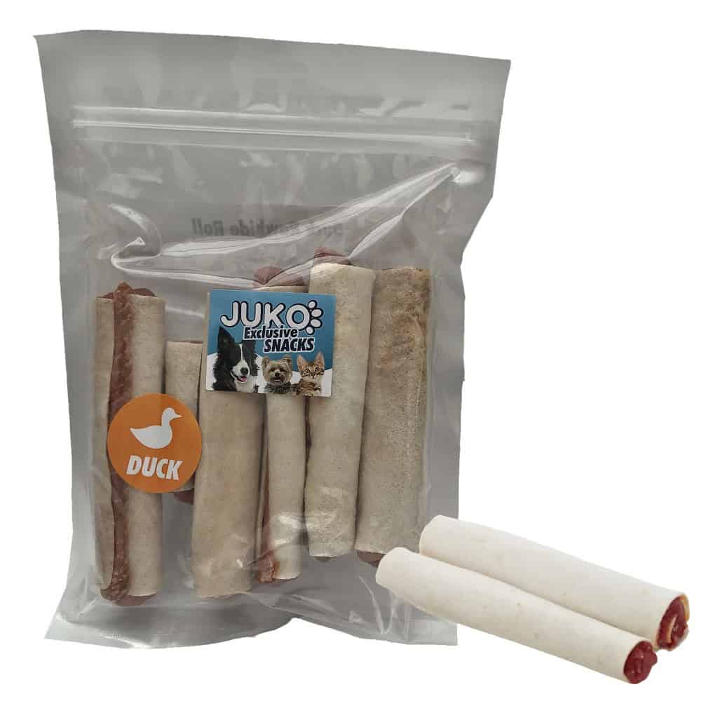 Duck Rawhide Roll JUKO Snacks 250 g