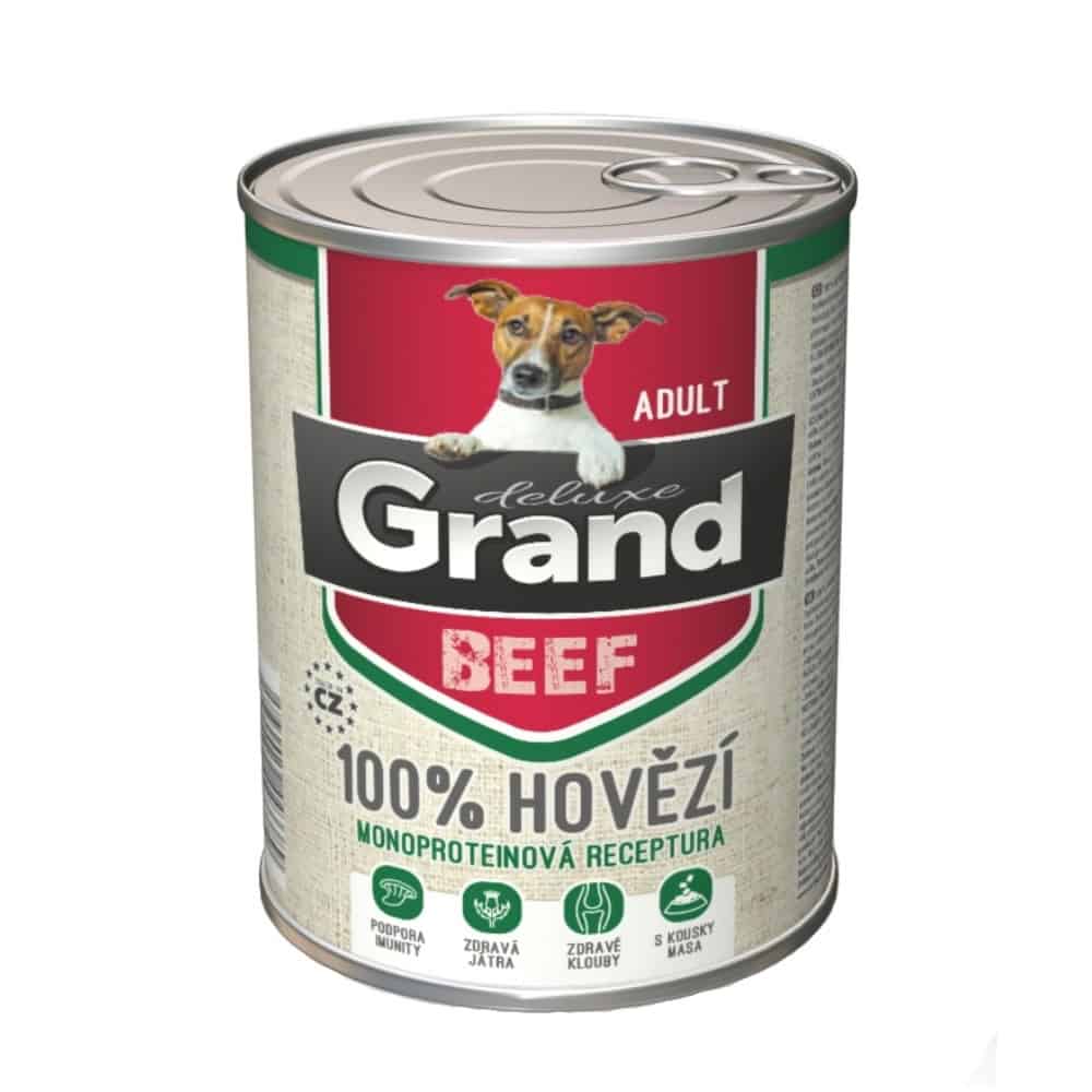 Grand deluxe Dog Adult 100 % hovězí
